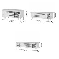 Kühlunterbauten für Geräte
