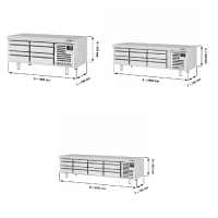 Kühlunterbauten für Geräte