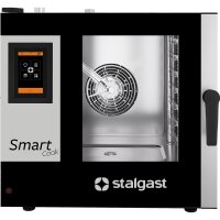 Stalgast Kombidämpfer SmartCook, Touchscreen, 7x GN1/1, mit Quereinschub, 14 kW, Gas