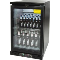 Bar-Kühlschrank mit Glastür, 129 Liter