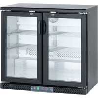 Bar-Kühlschrank mit 2 Glastüren, 230 Liter