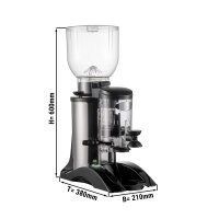 Kaffeemühle Edelstahl - 2 kg