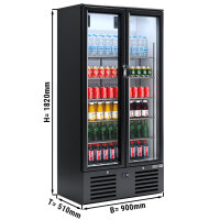Getränkekühlschrank 435 Liter - schwarz