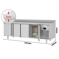 Kühltisch - mit 4 Türen
