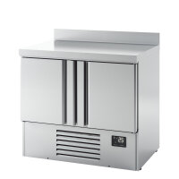 Kühltisch PREMIUM PLUS - 980x700mm - 2 Türen - mit Aufkantung