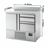 Kühltisch PREMIUM PLUS - 980x700mm - 1 Tür...