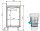 Bar-/ Getränkekühltisch Premium PLUS - 2450mm - 4 Türen, 2 Schubladen & Aufkantung