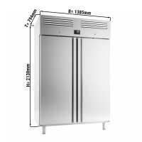 Bäckereitiefkühlschrank (EN 60x40) - mit 2 Türen