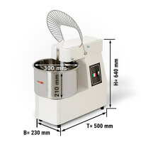 Teigknetmaschine - 15 Liter / 10 kg | Knetmaschine |...