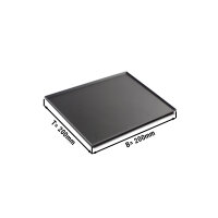 Konditorei-/ & Präsentationsplatte - 20 x 20 cm - schwarz