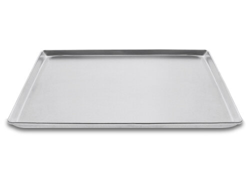 Ausstellblech aus Aluminium - 600 x 400 x 20 mm | Auslageplatte | Präsentationsplatte | Konditoreiblech | Kuchenplatte | Thekenplatte | Tablett | Konditoreiplatte