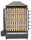 Holzkohle Hähnchengrill mit 6 Spießen für 36 Hähnchen - 1450 x 610 x 1930 mm