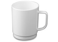 (50 Stück) Polycarbonat Tee-/Kaffeetasse, weiss -...