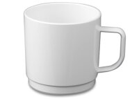 (50 Stück) Polycarbonat Tee-/Kaffeetasse, weiss - 200 ml