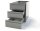 Schubladenblock mit 3 Schubladen PREMIUM - Unterbaumodul 400x560mm