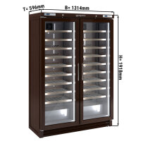 Weinkühlschrank 700 Liter - mit 2 Glastüren