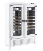 Weinkühlschrank 640 Liter - Weiß - mit 2 Glastüren