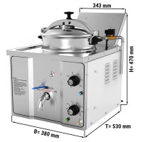 Elektrische Hochdruckfritteuse - 15 Liter (3 kW)