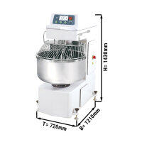 Bäckerei-Spiralteigknetmaschine 60 kg | Teigknetmaschine | Knetmaschine | Teigkneter | Teigmaschine | Kneter | Spiralkneter