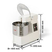 Teigknetmaschine - 20 Liter / 16 kg | Knetmaschine | Teigkneter | Teigmaschine | Kneter | Spiralkneter