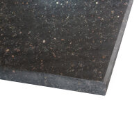 Neutralelement für Holzkohlegrill - mit Glas - 1,0 m - Schwarzes Granit