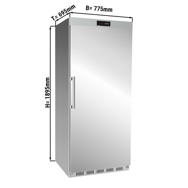 Lagerkühlschrank - 600 Liter - mit 1 Tür