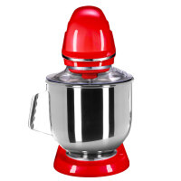 Rührmaschine - Küchenmaschine - Knetmaschine - 7 Liter - Rot
