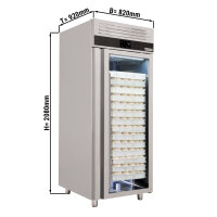 Bäckerei Kühlschrank - 0,8 x 0,81 m - mit 1 Glastür
