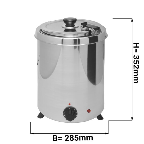 Suppenwärmer - 5 Liter - Edelstahl