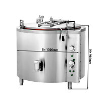 Elektro Kochkessel - 500 Liter - Indirekte Beheizung