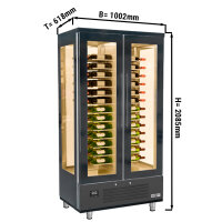 Weinkühlschrank - 1 Klimazone - 120 Liter - max. 104 Flaschen