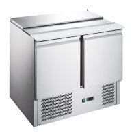 Saladette / Kühltisch ECO - 0,9 x 0,7 m - mit 2...