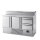 Zubereitungskühltisch (GN) - 1,46 x 0,7 m - mit 2 Türen & 2 Schubladen 1/2 & 1/3