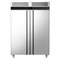 Kühlschrank - 1,41 x 0,82 m - 1400 Liter - mit 2 Edelstahltüren
