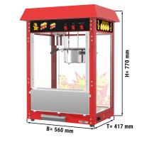 Popcornmaschine - 5 kg/h - mit 1 Kessel