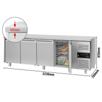 Kühltisch ECO - 2200x700mm - 4 Türen