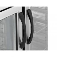 Getränkekühltisch ECO - 2230x700mm - 4 Glastüren - mit Aufkantung