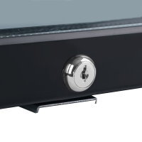 Minibarkühlschrank - mit 1 Glastür - geräuscharm & abschließbar