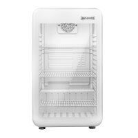 Minibarkühlschrank - 113 Liter - mit 1 Glastür - Weiß