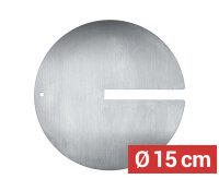 Fleischplatte für Dönerspieß mit Schlitz - Ø 150 mm