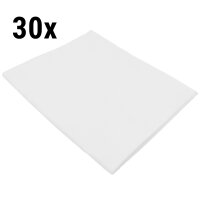 (30 Stück) Damast Tischdecke Porto Diamant - 130 x 130 cm - Weiß