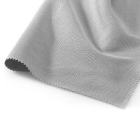 (10 Stück) Mikrofasertuch Gläsertuch - grau - 50 x 70 cm