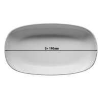 (12 Stück) ENTity - Platte/ Teller oval - Ø 19 cm