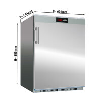 Kühlschrank - 0,6 x 0,6 m - 130 Liter - mit 1 Tür