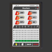 Kombidämpfer - Touch - 4x GN 1/1