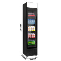 Getränkekühlschrank - 145 Liter - schwarz