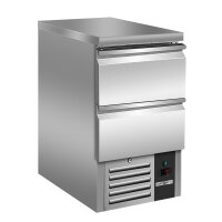 Saladette/ Kühltisch PREMIUM - 0,45 x 07 m - mit 2 Schubladen