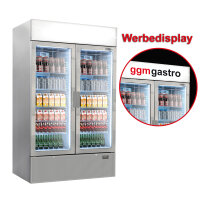 (3 Stück) Getränkekühlschrank - 1048 Liter (Nettovolumen) - GRAU