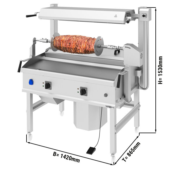 Cag Kebab Maschine - horizontal