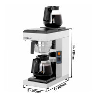 Kaffeefiltermaschine - 1,8 Liter - mit Thermokinetik...